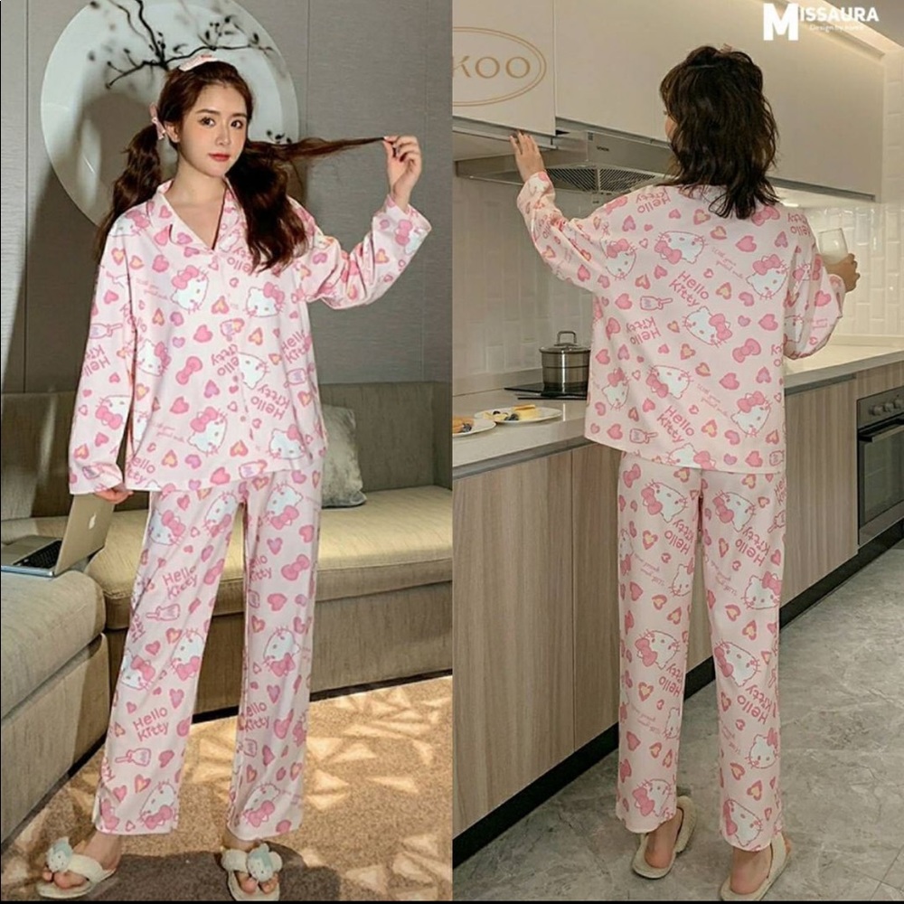 Hello Kitty Pink PJ Set